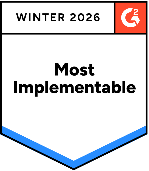 G2 Winter 2026 Most Implementable