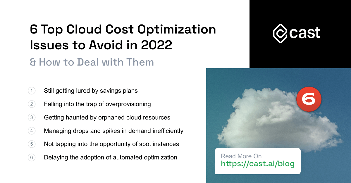 cloud cost optimization issues